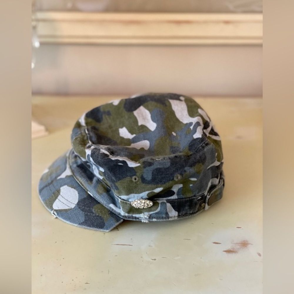 Denim Camouflage Hat - Picture 3 of 9